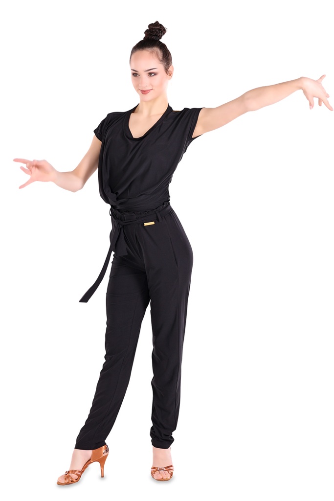 Damen Tanzshirt mit überschnittenem Arm "RUBY"
