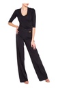 Elegant ladies' dance pants with belt loops