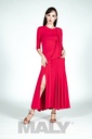 MF181501 - Long women's skirt with slit