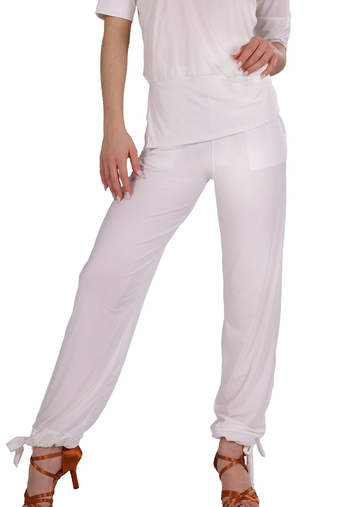 Women's dance pants "CELINE" ivory