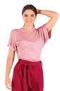 Ladies dance shirt "ALINA"-Lurex wine