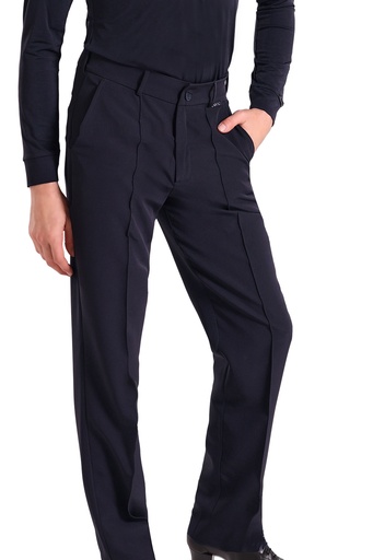 [1JL232401SBL-16900] Men dance trousers "DAMIANO" (blue) (S)