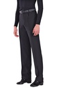 Men's dance sports pants with pleats (without pockets) 