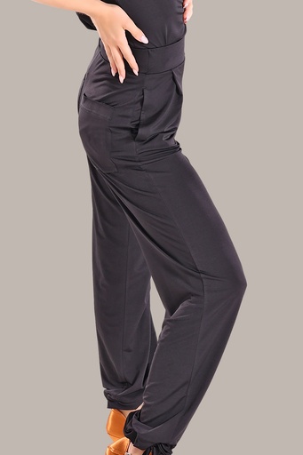 [1JL231401XSSC-12900] Women's dance pants "CELINE" black (XS)