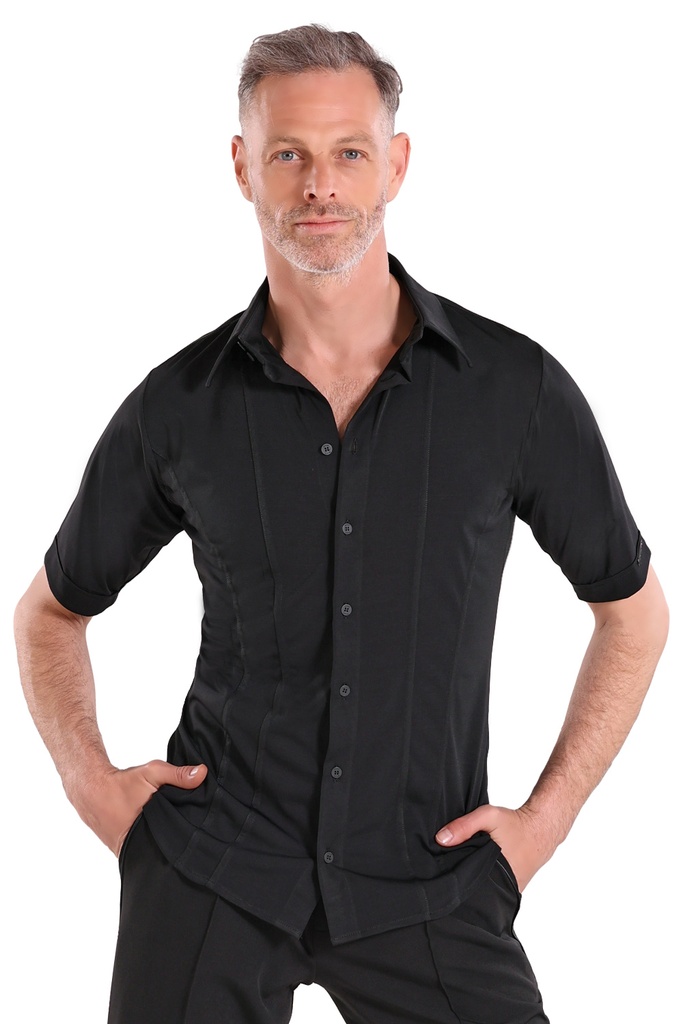 Men's dance shirt short sleeves "FILIPPO"