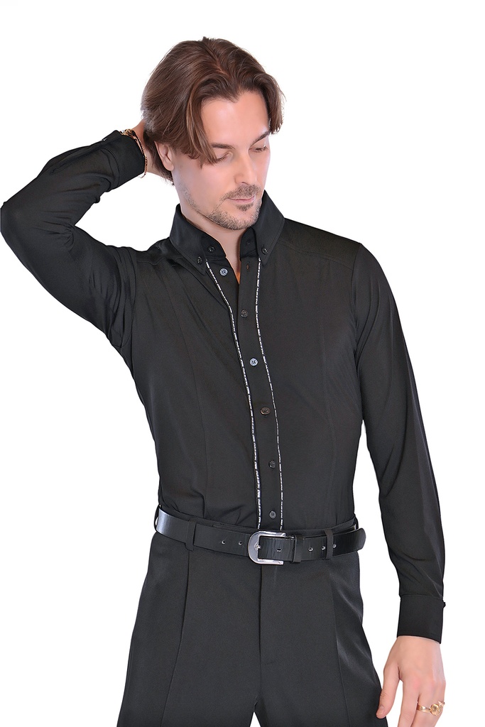 Button-down men's dance shirt "LUCA"