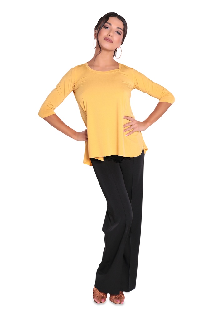 Loose cut ladies' dance shirt