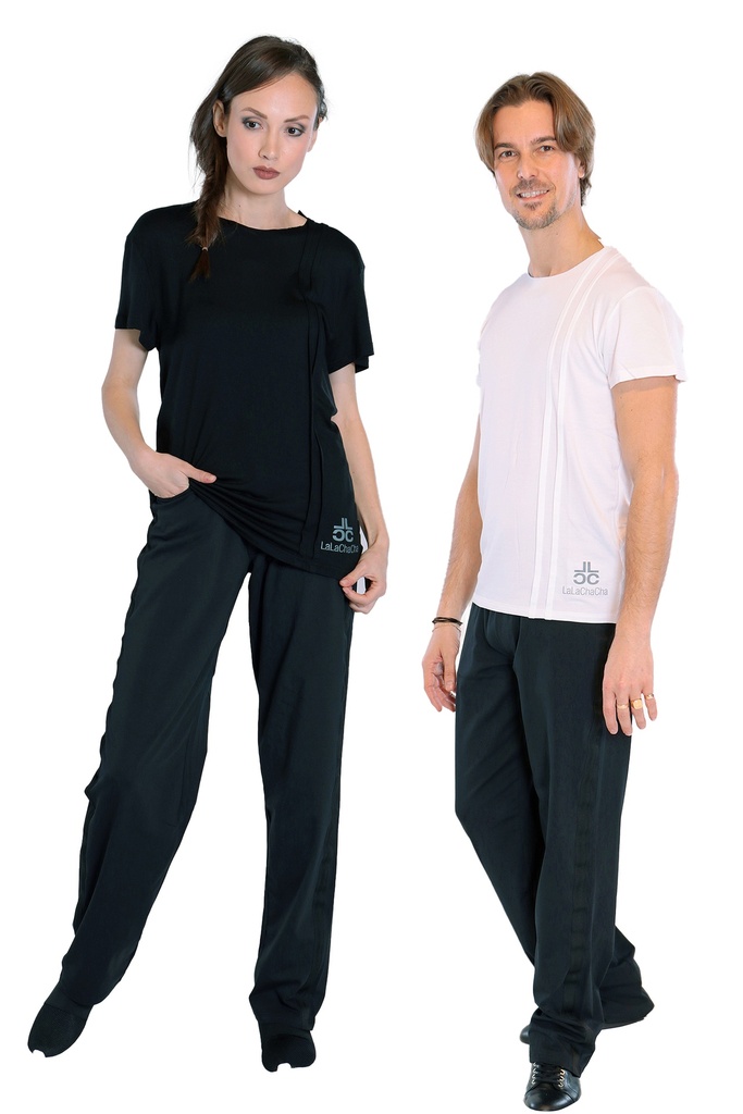 Dance pants with side band