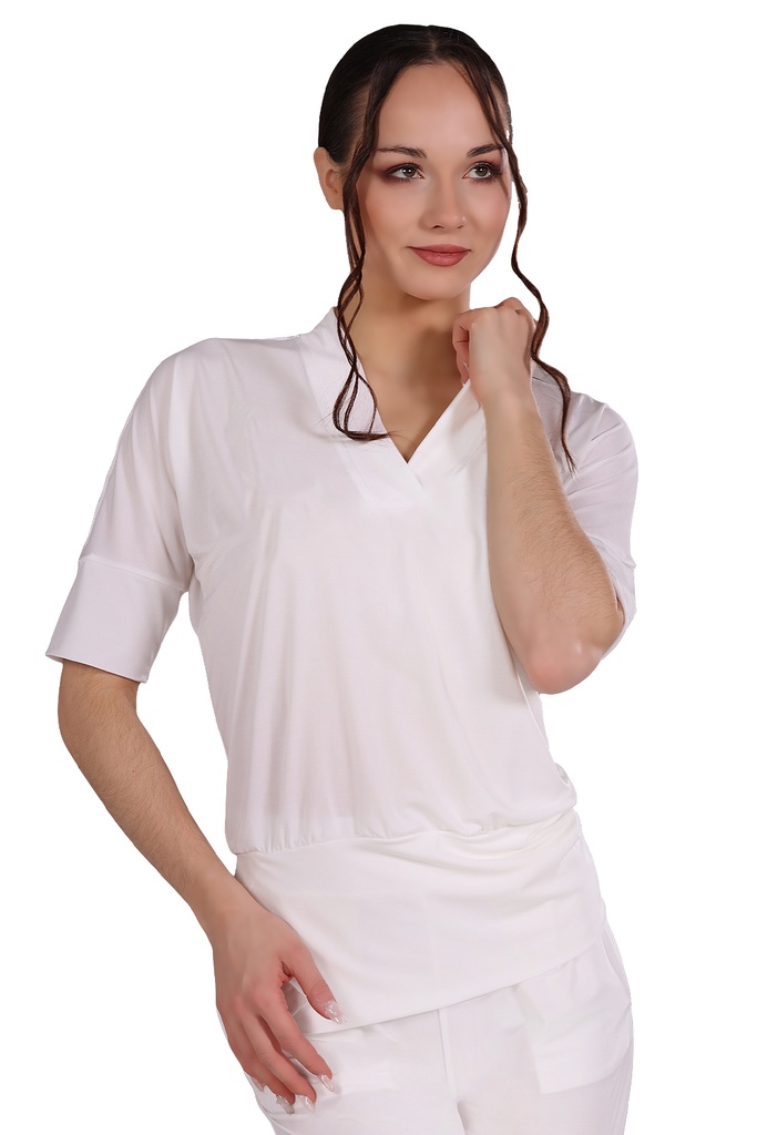Women's dance shirt "CARINA" ivory