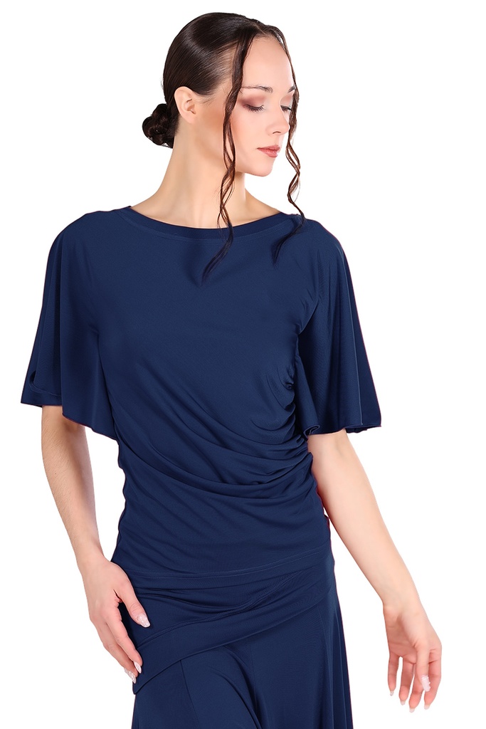 Damen Tanzshirt "ANABELLA" blau